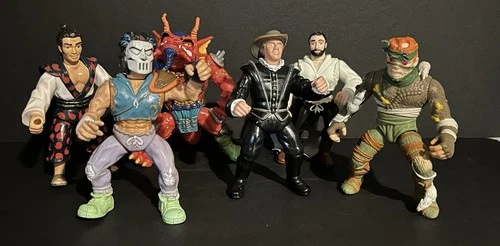 1989 -90’s TMNT Vintage Lot Of 6. Villains Very Clean Toys