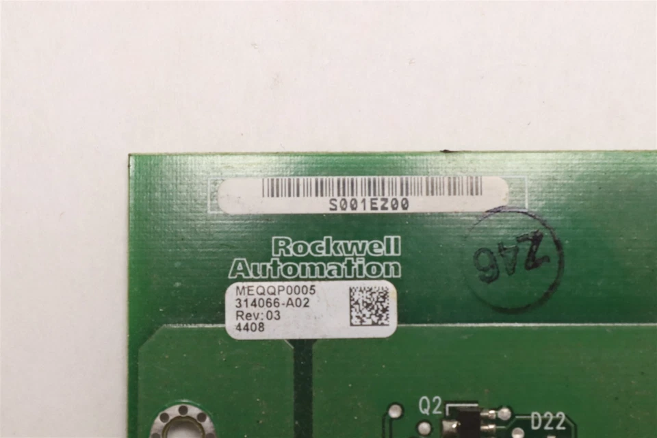 PLACA FUENTE DE ALIMENTACIÓN AUTOMATIZACIÓN ROCKWELL MEQQP0005 314066-A02 Foto 3 de 3