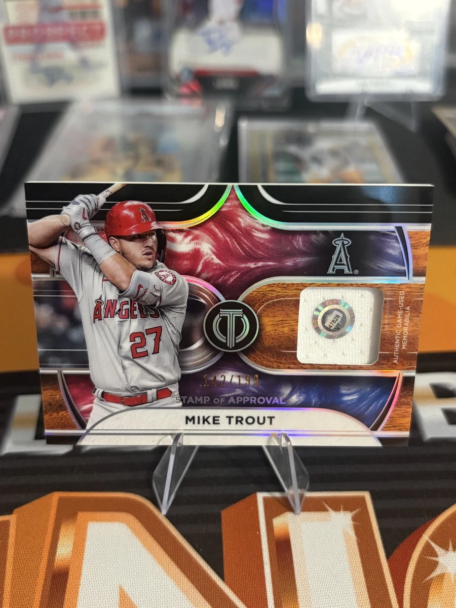Mike Trout Piece of Authentic Baseball Trading Cards for sale | eBay