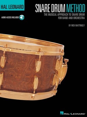 Hal Leonard Snare Drum Method Learn Beginner Lesson Play-Along Book Online Audio