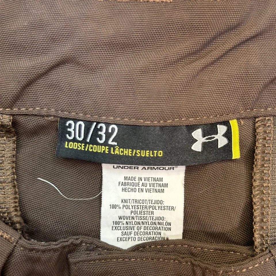 Under Armor Men’s REALTREE Camouflage Fleece Lined Hunting Pants Size 30/32 - Image 4 of 4