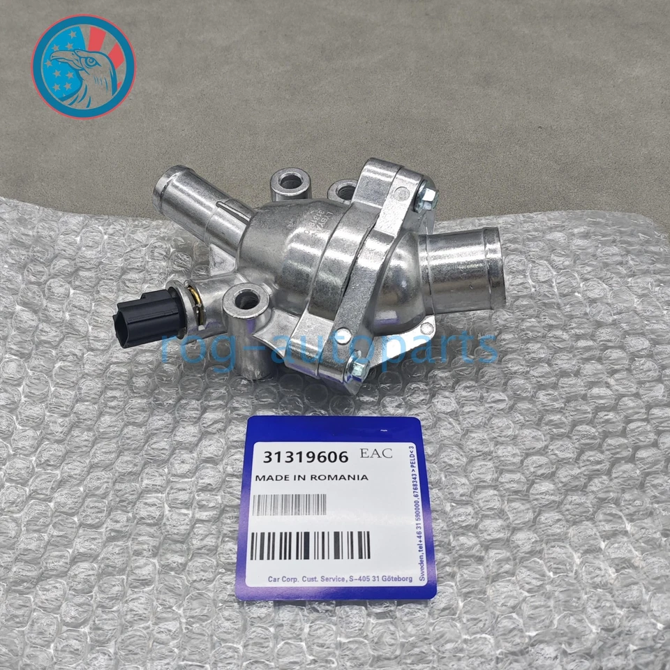 1PCS Thermostat Housing Aluminum Upgrade Kit 31319606 For Volvo C70 V50 S40 - Image 3 of 4