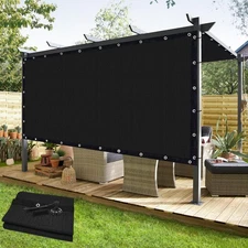 90% Sun Shade Cloth 10'X 10' Outdoor Pergola Shade Cover Canopy with Grommets...