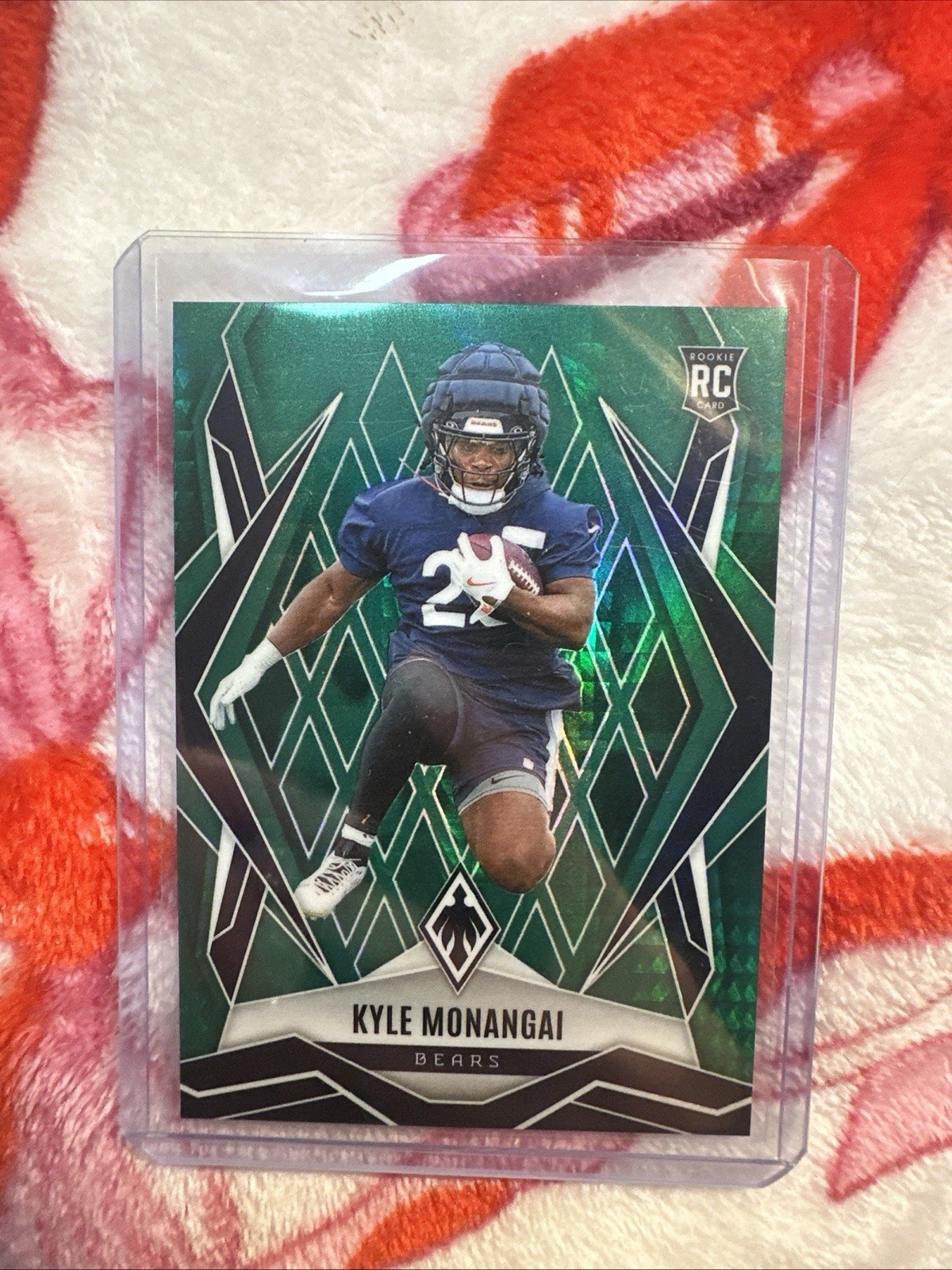 2025 Panini Phoenix - Rookies Kyle Monangai #249 Green Winter /149 (RC)
