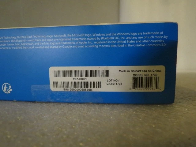 Microsoft PN7-00001 Bluetooth Mobile Mouse 3600 Black - Image 4 of 4