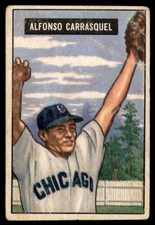 1951 Bowman #60 CHICO CARRASQUEL RC Rookie Chicago White Sox VG-VGEX