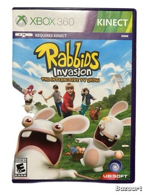 Rabbids Invasion: The Interactive TV Show (Xbox 360) CIB COMPLETE