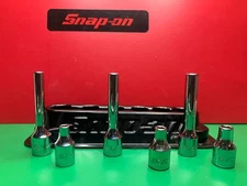 Snap-On 1/8-5/32-3/16 DEEP & SHALLOW 1/4" Drive Essential 6-pc Small Sockets Set