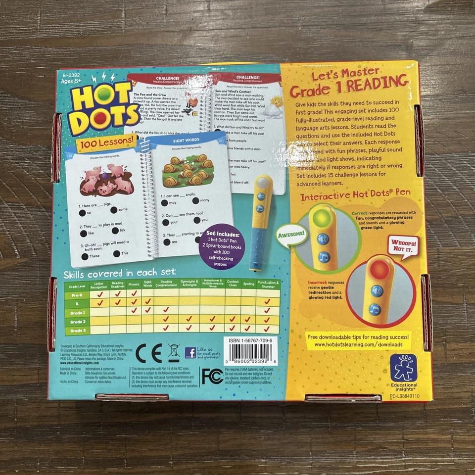 Hot Dots® Jr Let'S Master Grade 1 Reading - Image 2 of 3