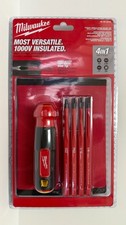 Milwaukee 4-in-1 1000V Insulated Slim Tip Multi-Bit Screwdriver 48-22-2216