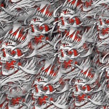 Skull King 25 - 20" x 38" Hydrographic Film Hydro Dipping
