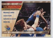 2013 Upper Deck University of Monumental Moments Kansas Jayhawks Danny Manning