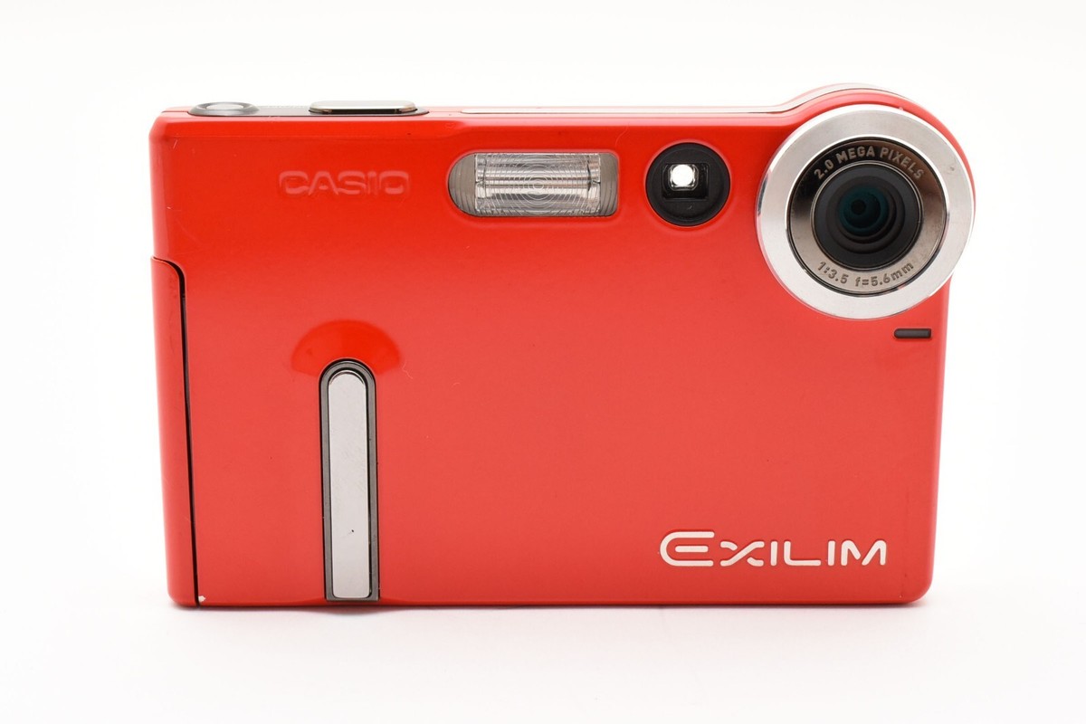 Rare [Exc+5] CASIO EXILIM EX-S20 Red Compact Digital Camera