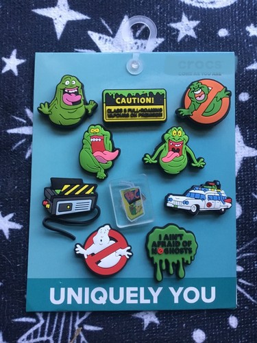 Crocs Handmade jibbitz 5pc ghostbusters stay puff slimer shoe charms set 8 - Picture 25 of 28