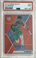 2019-20 Panini Mosaic - Rookies Ja Morant #219 Red Wave Prizm (RC