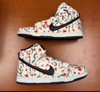 Size 8.5 - Nike SB Dunk Pro High Cherry Blossom for sale online | eBay