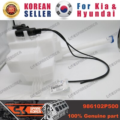 Genuine/OEM 986102P500 RESERVOIR & PUMP ASSY-WASHER for Kia 