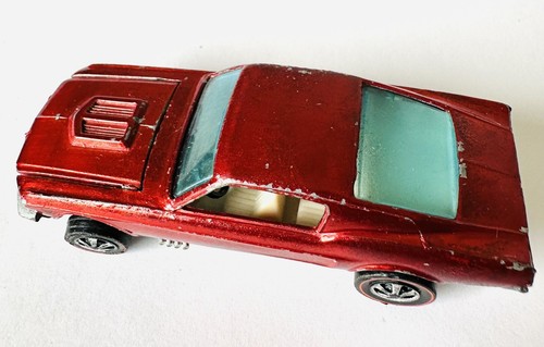 Hot Wheels Redline 1967 Custom Mustang HK Red w White Interior Original Ford - Picture 9 of 10