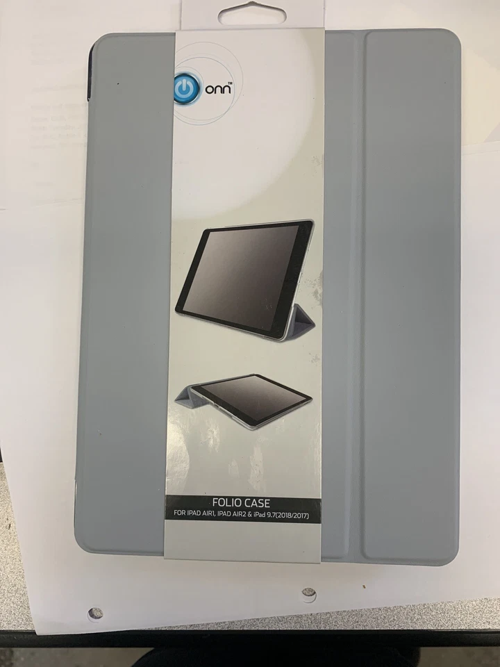 Onn Folio Case For IPad Air 1, IPad Air 2, IPad 9.7 (2017)- Gray - Image 4 of 4