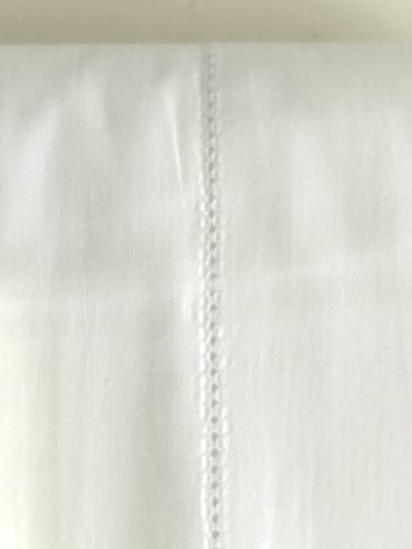 Sferra Leonardo White King Sheet Set Solid 100% Long Staple Cotton Italy - Picture 7 of 7