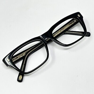 eyevan Del Prado Eyeglasses Frame Black PBK/G Made In Japan eyevan Del Prado Eyeglasses Frame Black PBK/G Made In Japan