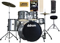 D2 By Ddrum Complete Drum Set Ready To Play In Bruched Silber Bundle, D2 Bs on sale D2 By Ddrum Complete Drum Set Ready To Play In Bruched Silber Bundle, D2 Bs on sale