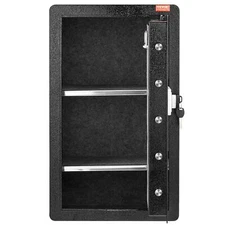 3mm Thick Door 4.0 cu.ft Safe Box with Key Lock & Password Cabinet Alloy Steel