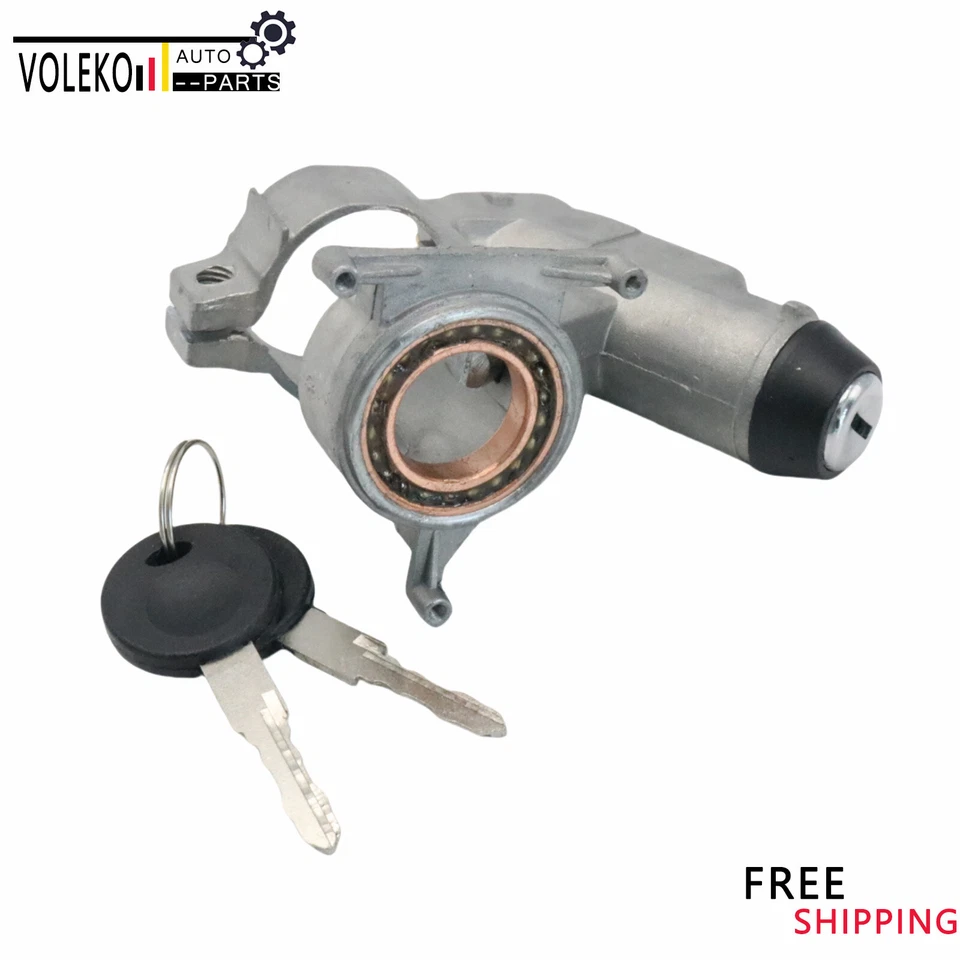 For VW Cabriolet Jetta Golf Ignition Column Lock Cylinder & Housing & Switch Set - Imagem 3 de 4