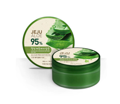 THE FACE SHOP Jeju Aloe 95 % frisches beruhigendes Gel 300 ml 10,1 flüssige U...