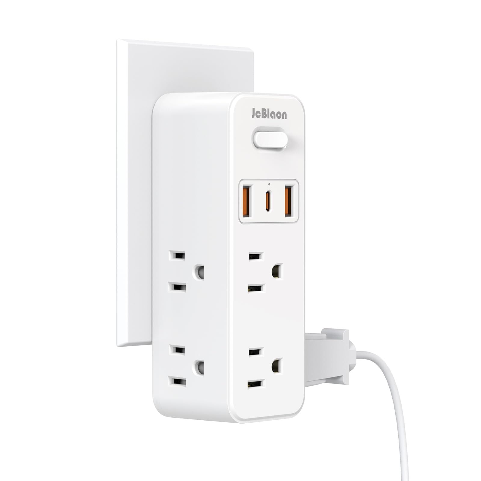 Surge Protector Outlet Extender- Multi Plug Wall Outlet with Rotating Outlet ...-image