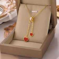 stainless steel necklace women heart