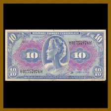 MPC 10 Dollars, 1964  Serie 611 Cir