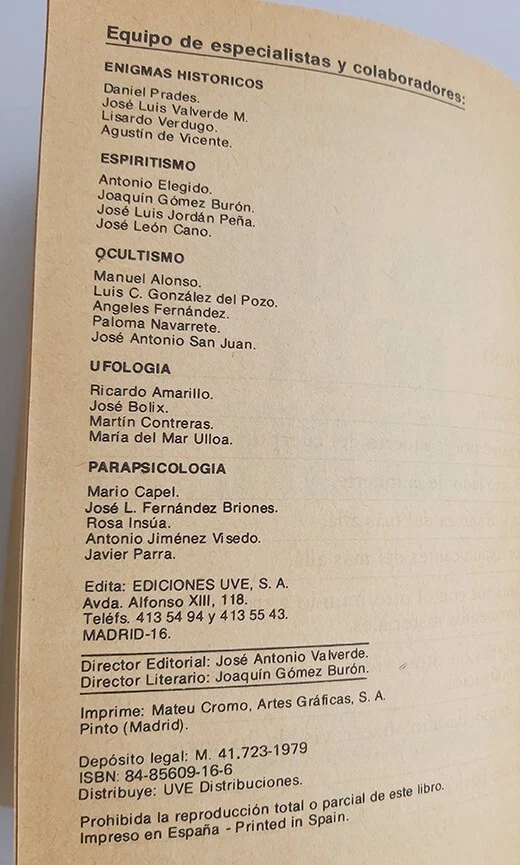 Libro MÁS ALLÁ DE LA MUERTE ediciones Uve 1979 - Imagen 4 de 4