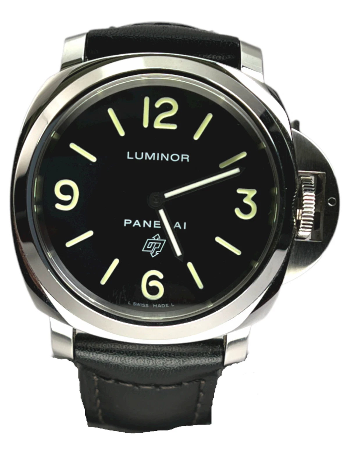 Panerai — Panerai Luminor Base Logo Pam 1000 Manual Wind Stainless Steel Watch