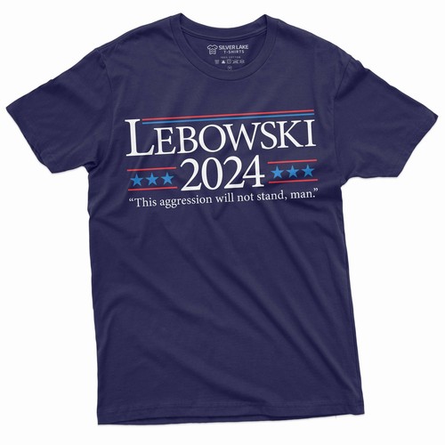 Lebowski 2024: The Dude for President - Men's Funny Political Tee Shirt - 第 4/8 張圖片