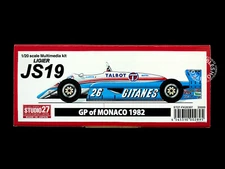 Studio27 1/20 Ligier JS19 GP of Monaco 1982 ST27-FK20307 Multi-Media Kit