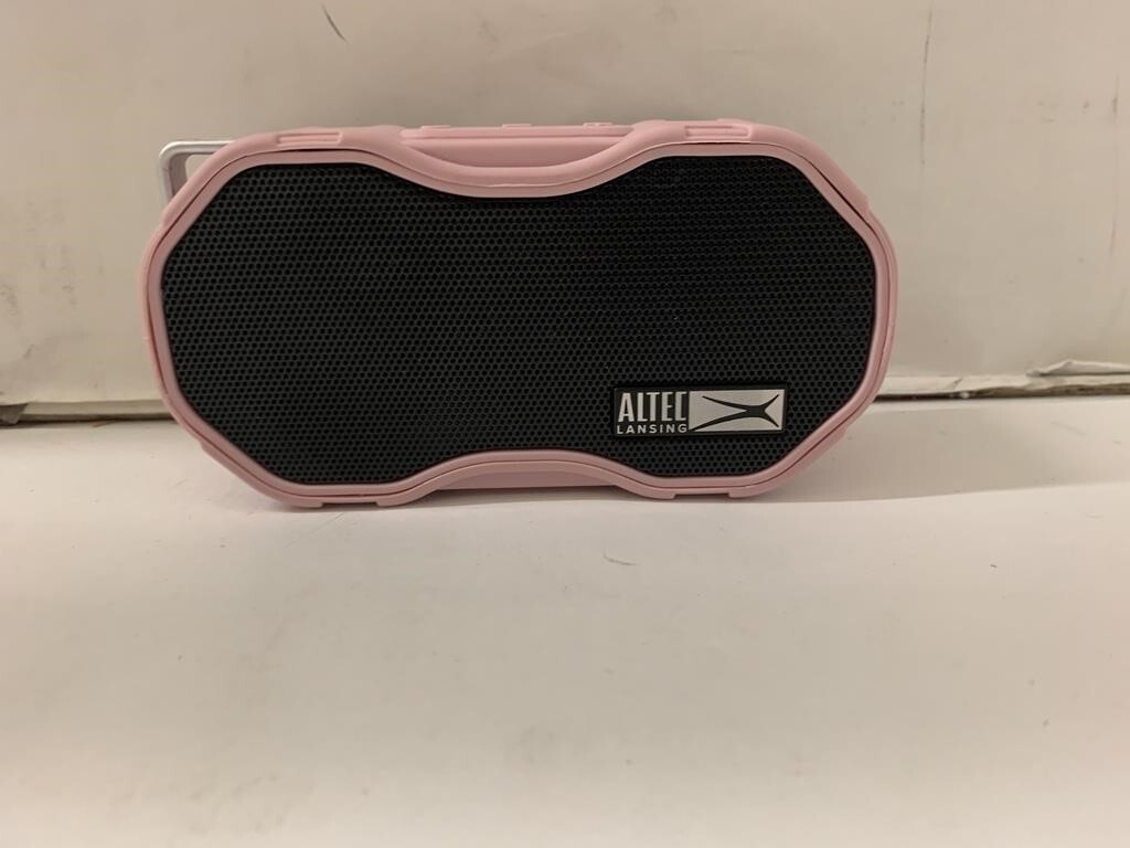 Altec Lansing  Portable Bluetooth Waterproof Speaker Pink ONLY! NEW OUT OF BOX-image