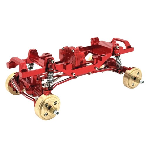Full Metal Complete Car Frame Two-speed Gearbox for FMS 1/24 Power Wagon FCX24 - Picture 9 of 15