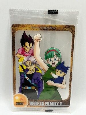 NM Vegeta Bulma Trunks 186 Dragon Ball Wafer Card Unopened DBZ