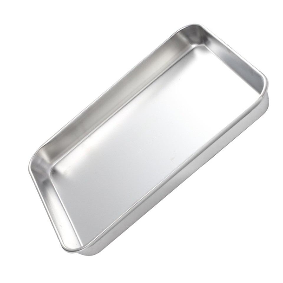 Baking Tray Round Bread Pan Pie Dish Stainless Steel Bakeware eBay