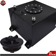 5 Gallon Coated Fuel Cell Gas Tank Level Sender Racingdrifting Aluminum Black