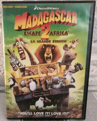 Madagascar 2 Escape From Africa DVD 2009 (Ex-rental)