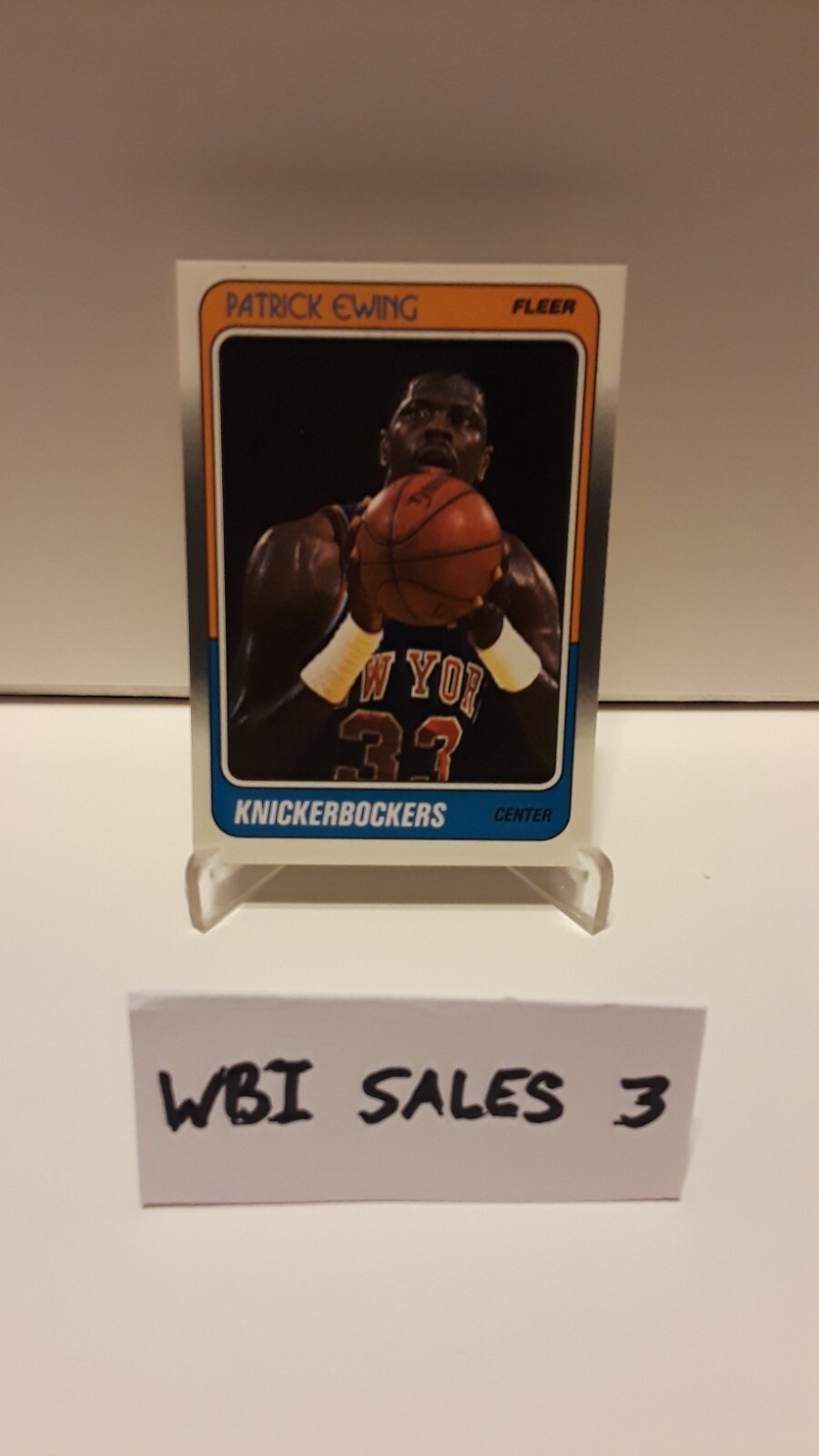 1988-89 Fleer Patrick Ewing New York Knicks # 80