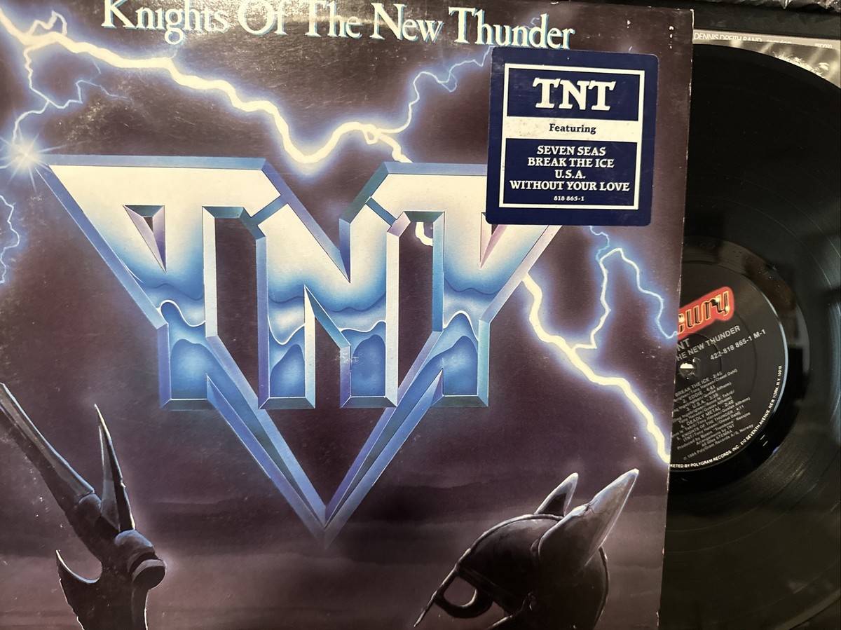 TNT – Knights Of The New Thunder LP 1984 Polydor ‎– 422-818 865-1