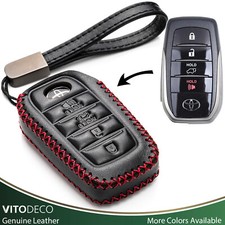 Vitodeco 4-button Leather Key Fob Case For 2026 Toyota Land Cruiser4runnerrav4 Vitodeco 4-button Leather Key Fob Case For 2026 Toyota Land Cruiser4runnerrav4