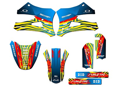 10-20 KING / FWE CX 50 TIGRE Red Senge Graphics Kit Compatible with Cobra