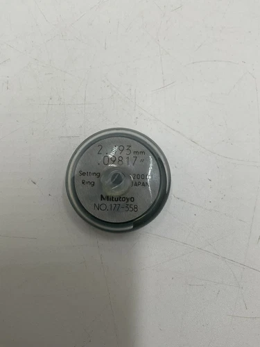 MITUTOYO SETTING RING NO 177-358