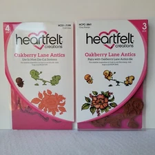 Heartfelt Creations Oakberry Lane Antics HCPC-3841 Stamps & HCD1-7199 Dies Set
