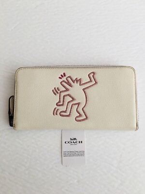 COACH×Keith Haring ウォレット アコーディオン F87107 COACH x Keith