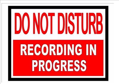 ON AIR Studio Sign Recording Studio Sign Wall Hanger on the air STUDIO